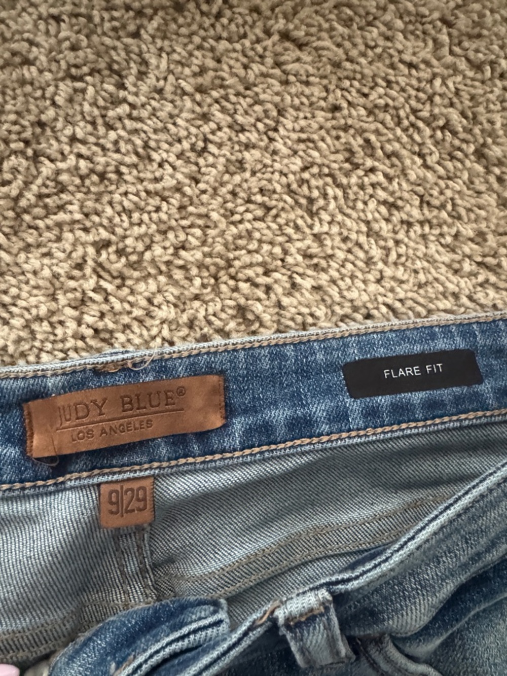 Judy Blue Medium Wash Flare Jeans - Picture 2 of 3